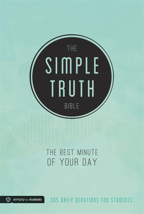 the simple truth bible the best minute of your day Reader