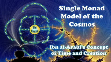 the single monad model of the cosmos ibn arabis concept of time and creation PDF