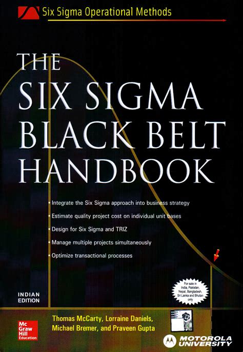 the six sigma black belt handbook six sigma operational methods Epub