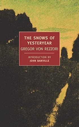 the snows of yesteryear new york review books classics Epub