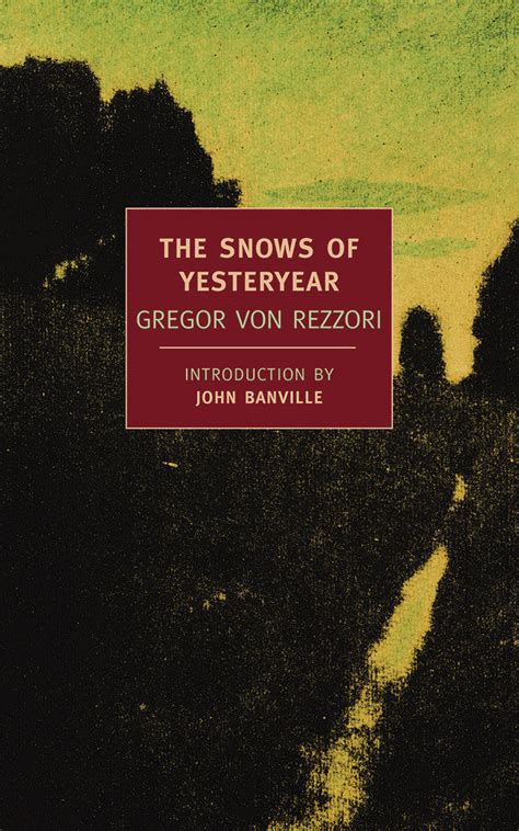 the snows of yesteryear new york review books classics Epub