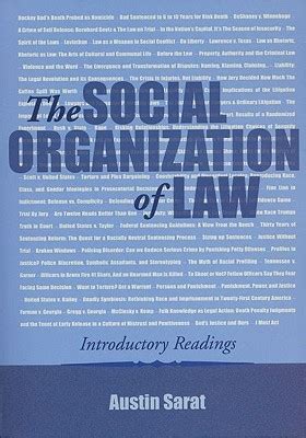 the social organization of law introductory readings PDF
