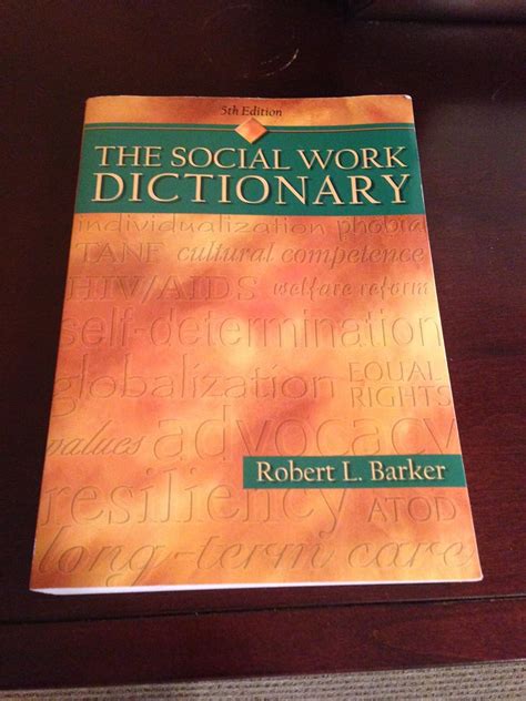 the social work dictionary 5th edition PDF