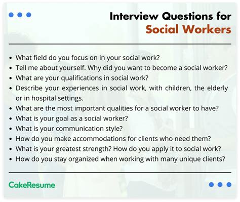 the social work interview PDF