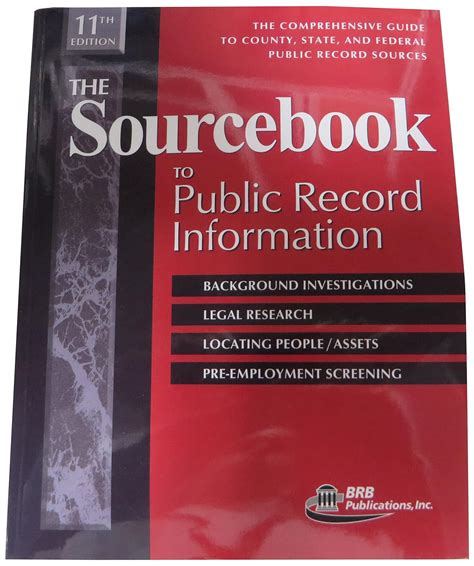 the sourcebook to public record information 9th ed PDF