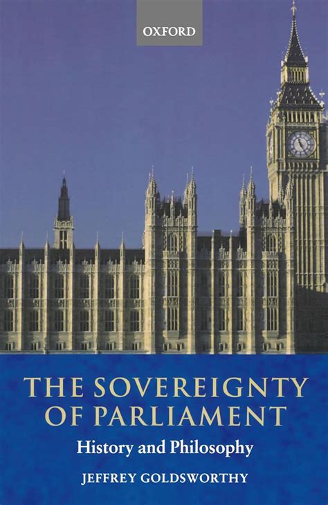the sovereignty of parliament history and philosophy Kindle Editon