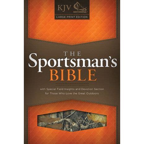 the sportsmans bible kjv large print edition camo leathertouch Epub