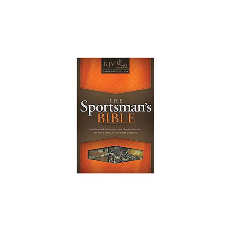 the sportsmans bible kjv large print edition camo leathertouch Epub