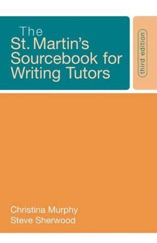 the st martins sourcebook for writing tutors PDF