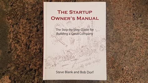 the startup owner manual pdf Epub