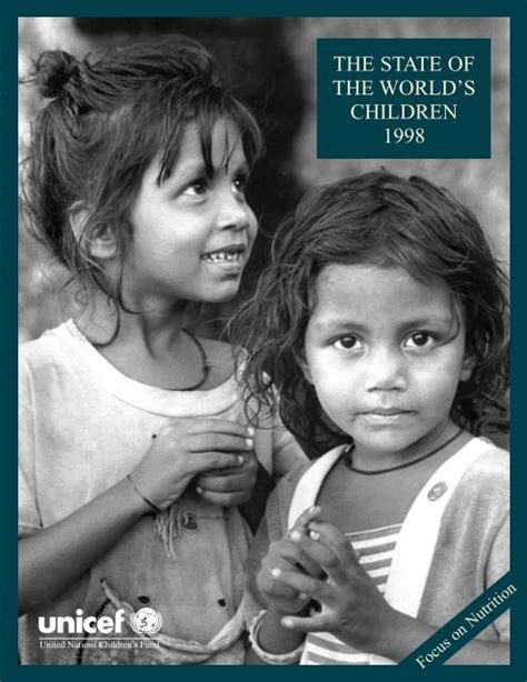 the state of world children 1998 pdf PDF