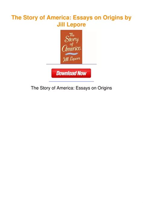 the story of america essays on origins Doc