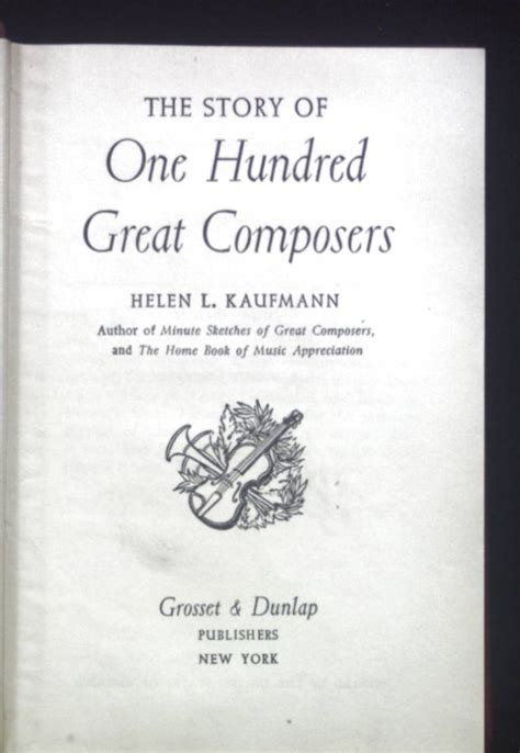 the story of one hundred great composers Reader