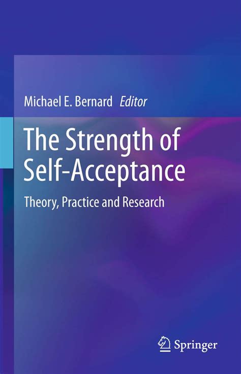 the strength of self acceptance theory practice and research PDF