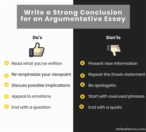 the strongest conclusion to a persuasive essay PDF