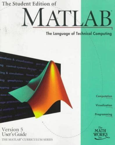 the student edition of matlab the language of technical computing ebook Doc