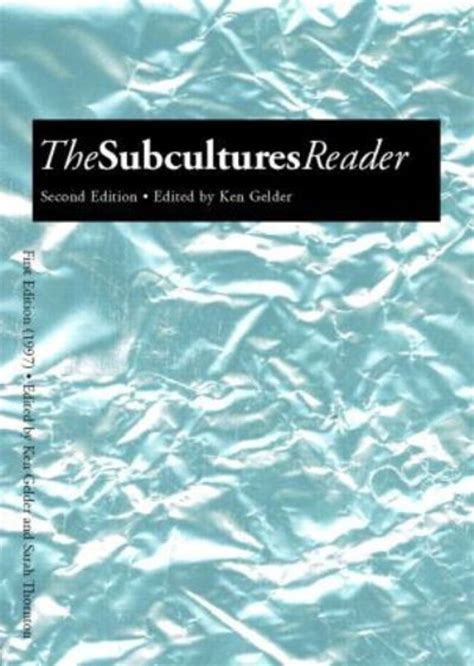 the subcultures reader Ebook Epub