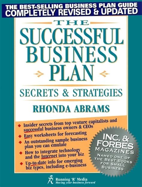 the successful business plan secrets and strategies successful business plan secrets and strategies 3rd ed Doc