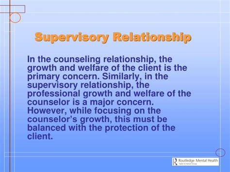 the supervisory relationship the supervisory relationship Epub
