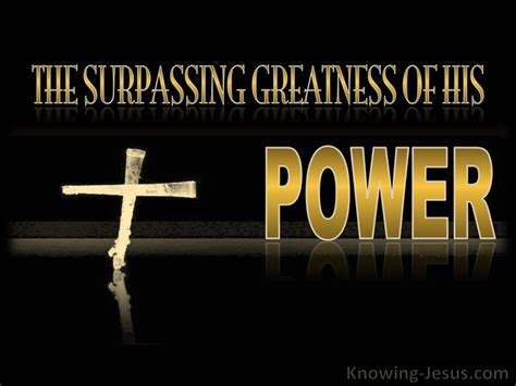 the surpassing greatness of his power PDF