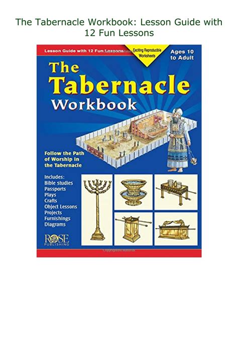 the tabernacle workbook lesson guide with 12 fun lessons Epub