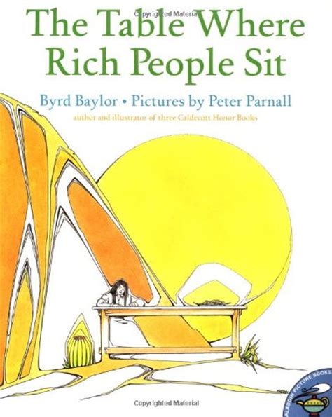 the table where rich people sit aladdin picture books PDF