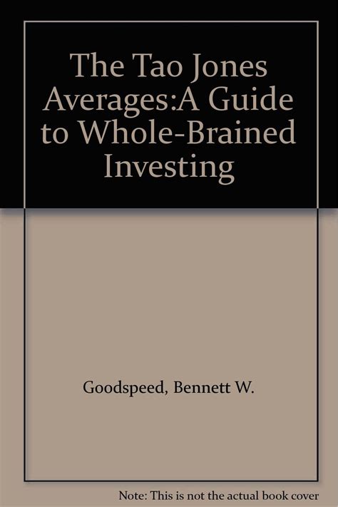 the tao jones averages a guide to whole brained investing PDF