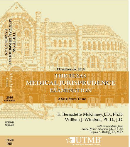 the texas medical jurisprudence examination a self study guide Epub