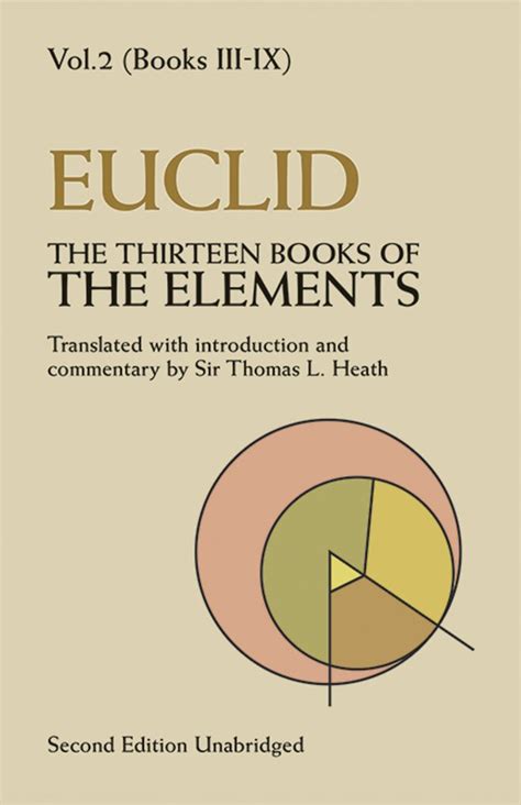 the thirteen books of the elements vol 2 books 3 9 Reader