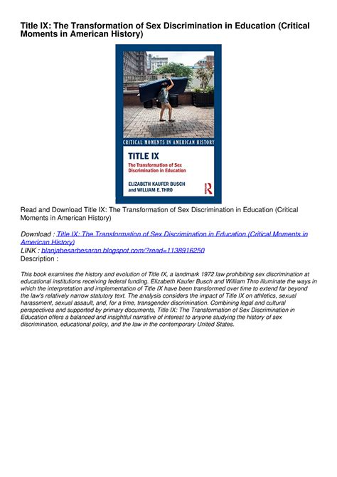 the transformation of title ix pdf Doc