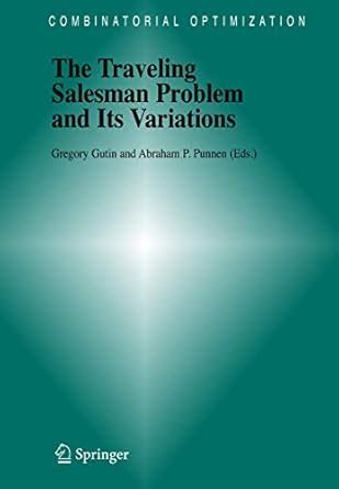 the traveling salesman problem and its variations combinatorial optimization Epub