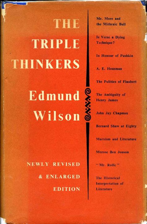 the triple thinkers twelve essays on literary subjects Reader