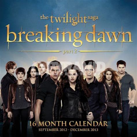 the twilight saga breaking dawn 2014 calendar Doc