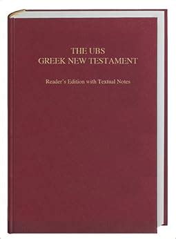 the ubs greek new testament a readers edition Epub