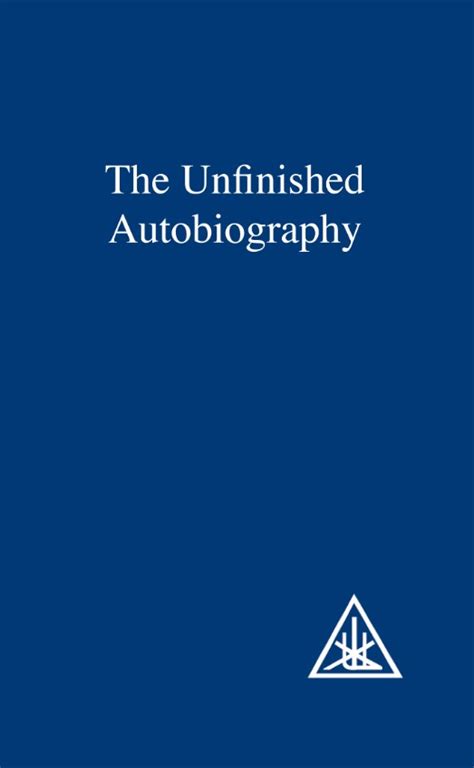 the unfinished autobiography Epub