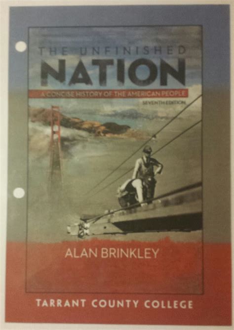 the unfinished nation 7th edition by alan brinkley PDF