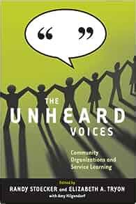 the unheard voices community organizations and service learning Reader