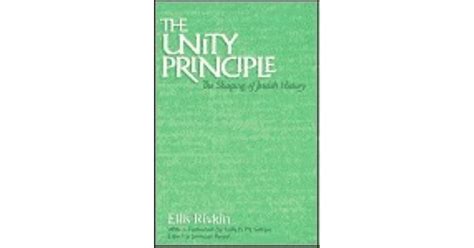 the unity principle the shaping of jewish history PDF