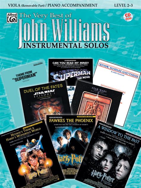 the very best of john williams for strings viola with piano acc book and cd Epub