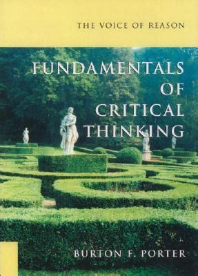 the voice of reason fundamentals of critical thinking Doc