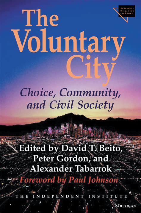 the voluntary city choice community and civil society Reader