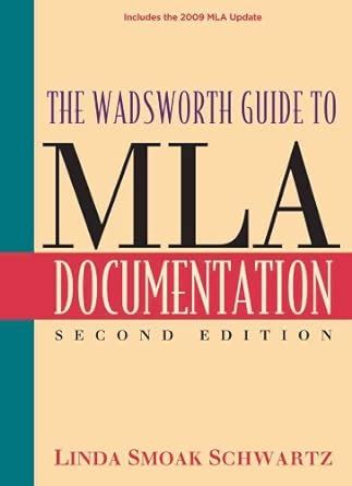 the wadsworth guide to mla documentation mla update PDF