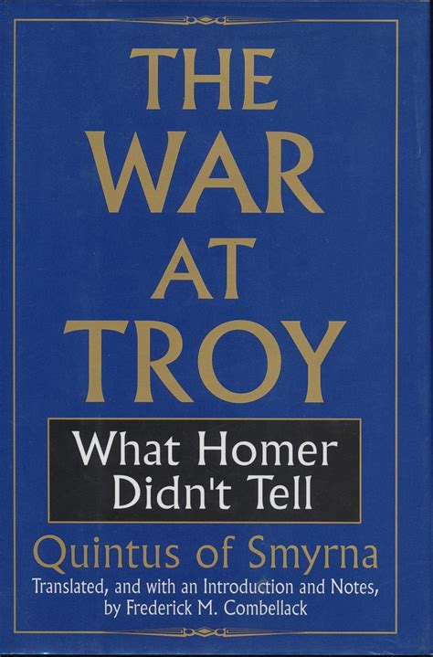 the war at troy what homer didnt tell Epub