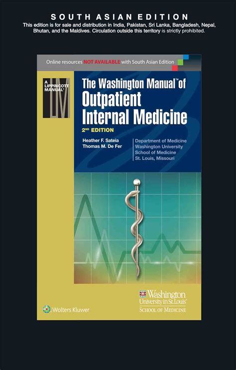 the washington manual of outpatient internal medicine Kindle Editon