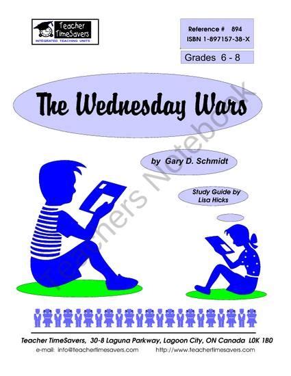 the wednesday wars teacher timesavers Kindle Editon