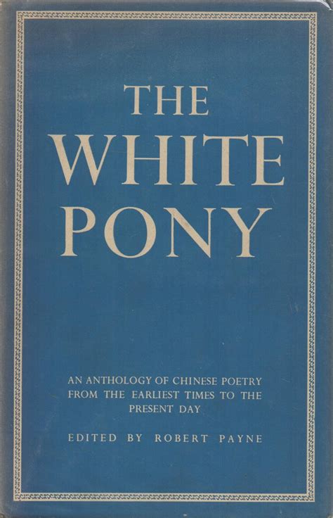 the white pony an anthology of chinese poetry Doc