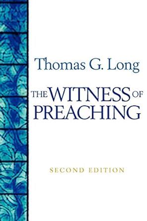 the witness of preaching second edition Reader