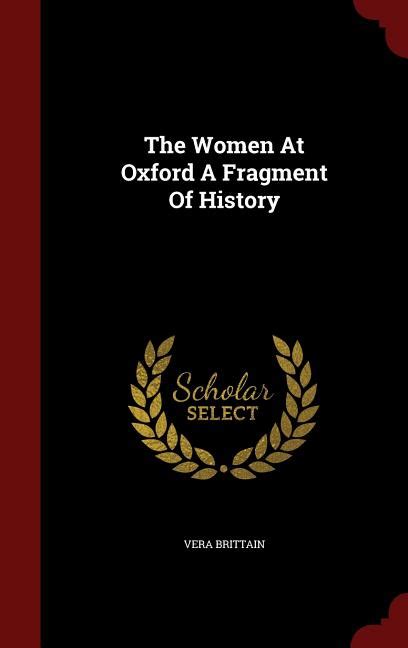 the women at oxford a fragment of history PDF