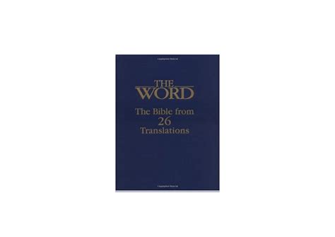 the word the bible from 26 translations Epub