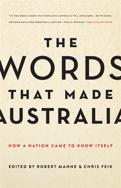 the words that made australia how Reader